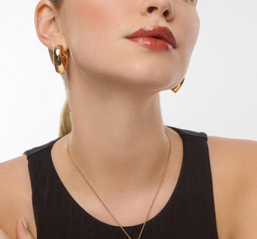 Kalp Mini Altın Kolye - Goldie Mini Lover